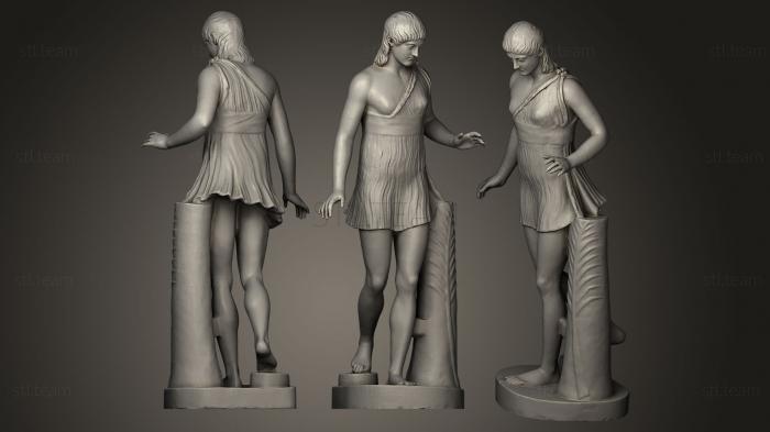 3D модель Бегущая женщина (STL)